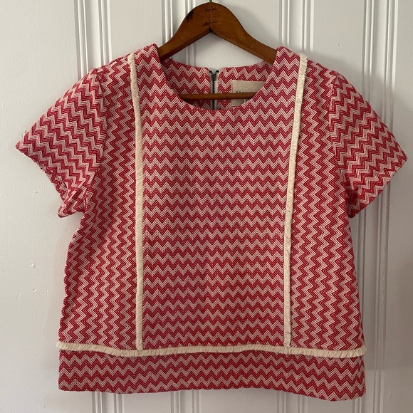 Moon River Tops - Moon River - Anthropologie - Chevron Top